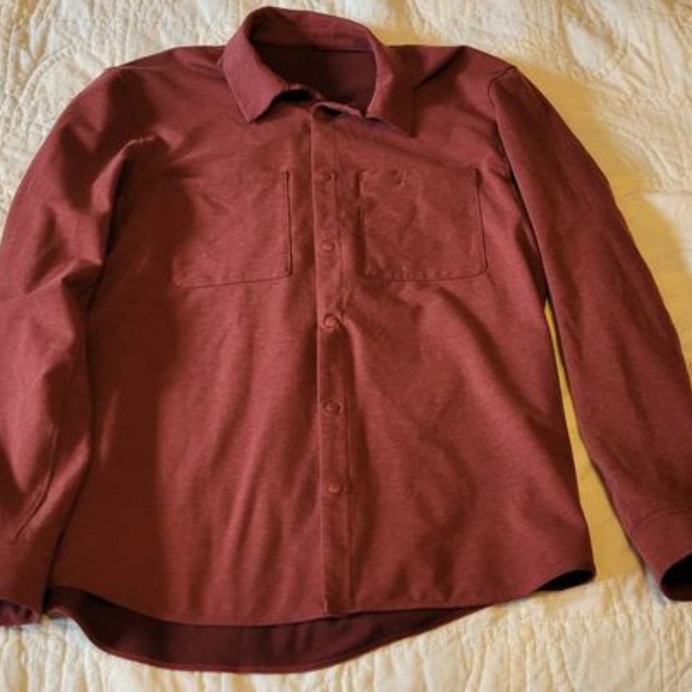 Lululemon men's Double Pocket Long Sleeve Overshirt